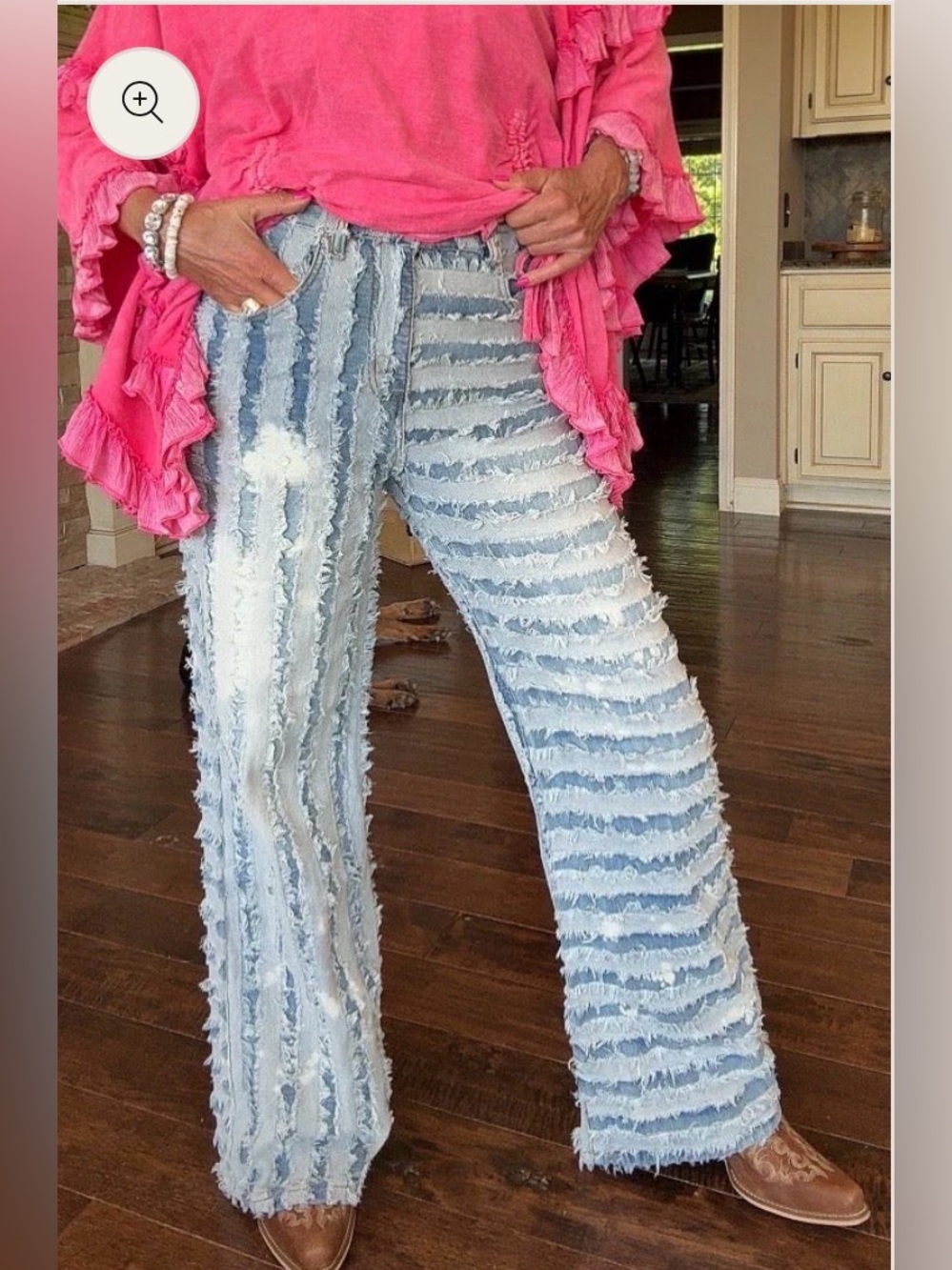 Oli & Hali Frayed denim NWT - Picture 8 of 9